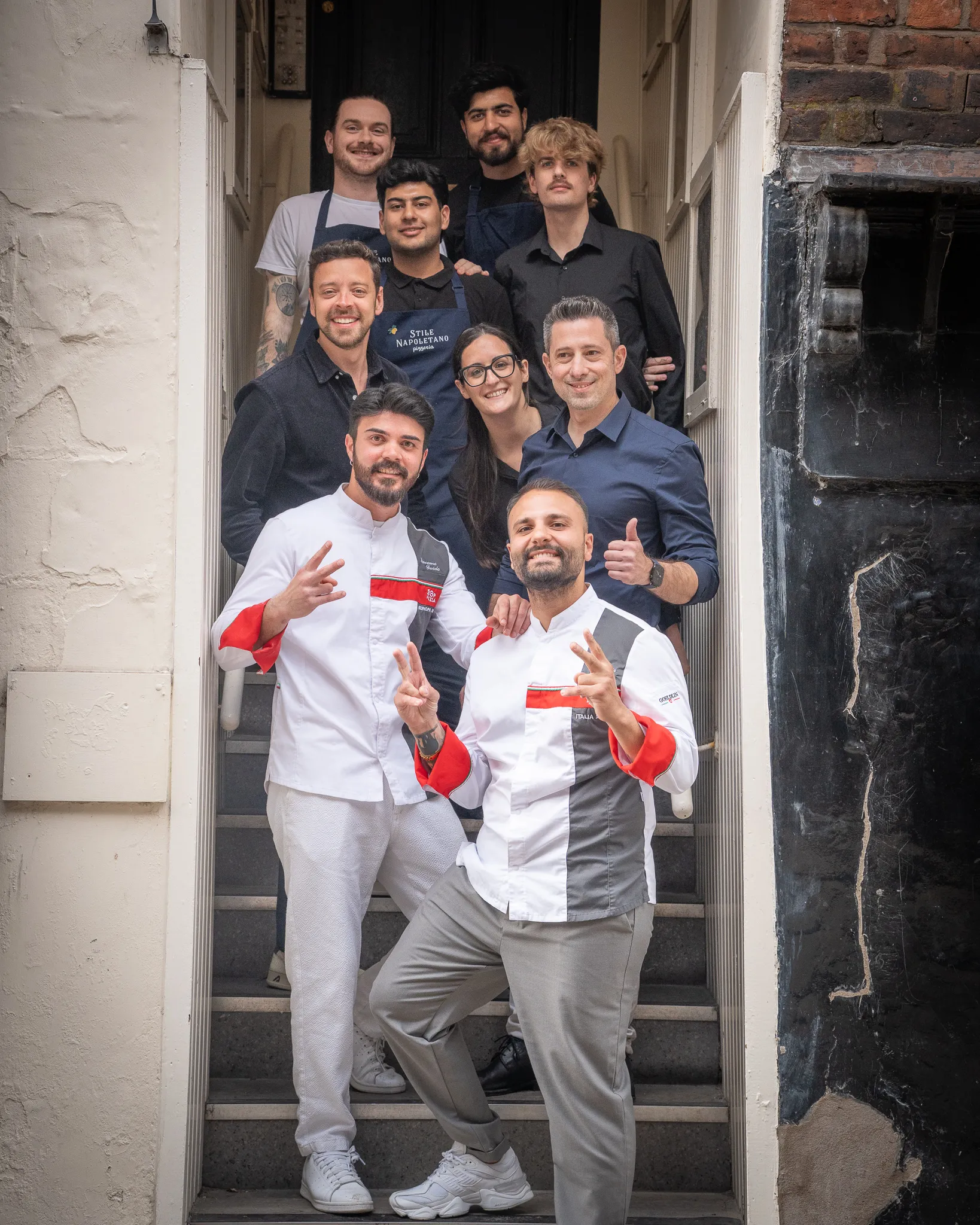 The team — 13